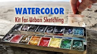 Watercolor Materials for Urban Sketching [upl. by Eremaj53]