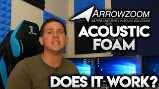 Does Acoustic Foam Work Arrowzoom Foam Review [upl. by Ecyob103]