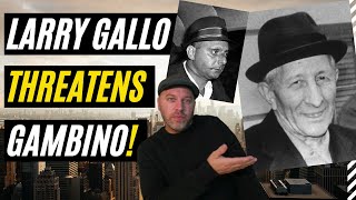 WHY WAS CARLO GAMBINO THREATENED BY CRAZY JOES BROTHER LARRY GALLO ANNOUNCES LIST OF KILL TARGETS [upl. by Prager322]