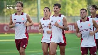 Seduta di allenamento a Trigoria 090724 [upl. by Lontson]