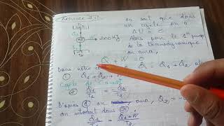 exercice sur la thermodynamiquecycle de carnot [upl. by Aciamaj310]