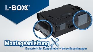 LBOXX Montageanleitung ErsatzteilSet Koppelhebel amp Verschlussschnapper 🛠🧰 [upl. by Akyeluz]