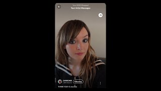 CHVRCHES  Artist Message for Spotify Wrapped 2022 [upl. by Hanway688]