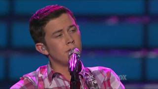 Scotty McCreery  Check Yes or No  Top 2  American Idol 2011 Finale 2nd Song  052411 [upl. by Eelnyl]