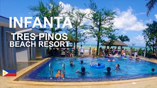 Tres Pinos Beach Resort  Infanta Quezon [upl. by Drofdarb]