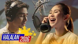 ABSCBN Halalan Summer Station ID 2016 quotIpanalo ang Pamilyang Pilipinoquot Recording Music Video [upl. by Devitt]