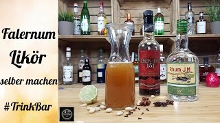 Falernum Likör selber machen  Cocktails  Rezept  Trinkbar [upl. by Eneleoj]