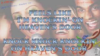 Guns N Roses  Knockin On Heavens Door  Instrumental and Karaoke [upl. by Pazia]