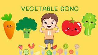 Vegetable Song  Songs for kids  Kids song about vegetables [upl. by Weylin]