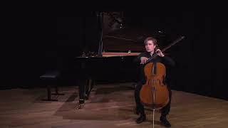 Luca Giovannini Gaspar Cassadò Suite Preludio Fantasia for cello solo [upl. by Eldorado]