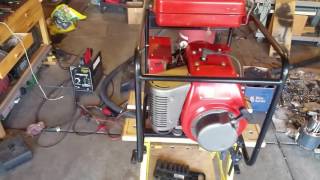 WisconsinRobin 8 HP 3500 Watt MultiQuip Generator [upl. by Ganny600]