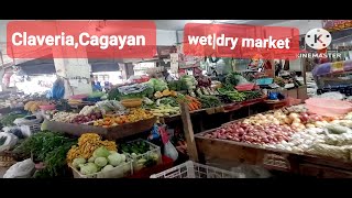 CLAVERIACAGAYAN  DRY  WET MARKET [upl. by Ormiston259]