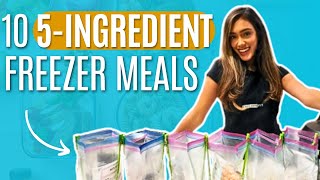 10 FiveIngredient Freezer Meals Cooking Class [upl. by Holladay]