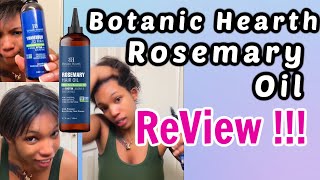 Botanic Hearth Rosemary Oil Review  The Best Oil Ive Ever Used  Very Dry Hair Relief😊 [upl. by Ludlow]