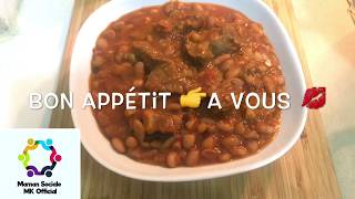 Recette des haricots avec la viandescomment préparer Madesu [upl. by Tirrell]