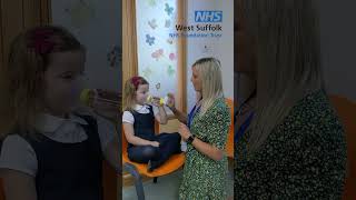 Our paediatric respiratory nurse specialist Liz explains good inhaler technique AskAboutAsthma [upl. by Chitkara]