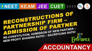 Reconstitution Of Partnership Firm Admission Of Partner EP 5 2 Accountancy Part 01 [upl. by Yerffoj]