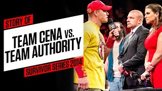 Story of John Cena vs The Authority at Survivor Series 2014 [upl. by Ardnassak]