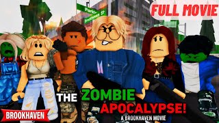 THE ZOMBIE APOCALYPSE FULL MOVIE  ROBLOX BROOKHAVEN ğŸ¡RP CoxoSparkle [upl. by Yatnwahs]