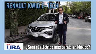 Renault Kwid ETech ¿podrá ser el eléctrico más asequible en México [upl. by Yadseut933]