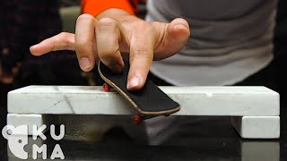 Fingerboarding in a Fancy Restaurant  Lazy Susan Skatepark [upl. by Pulchi]