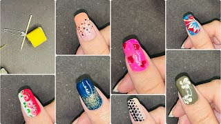 6 Best Nail Art Compilation 2024  Nail art designs with Household Items nails shorts nailart [upl. by Hairem873]