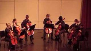 Cantique de Jean Racine  Just the BASSics Cello Ensemble [upl. by Seely996]