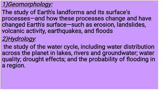 FYBSSem I Geog I Chap 01 Branches of physical geography [upl. by Haff]