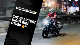 Top speed of Gt650 in 1st gear 🚀  Rash riding on Gt  traffic is not for us ❌❌‼️ [upl. by Liva592]