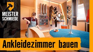 Ankleidezimmer bauen  HORNBACH Meisterschmiede [upl. by Harraf]