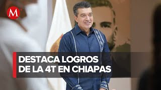 Rutilio Escandón gobernador de Chiapas rinde su Quinto Informe de Gobierno [upl. by Debi]