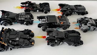 Lego Batmobile mocs  Minifigure Size Overview [upl. by Jaymee473]