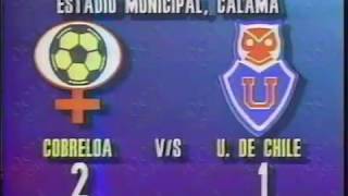 Cobreloa 21 U DE CHILE 23º Fecha T Nacional 1992 [upl. by Ellehcal]