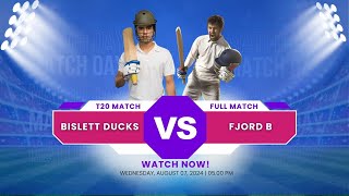 Bislett Ducks CK vs Fjord B CK T20 Cricket 2024 [upl. by Celestine201]