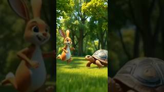 खरगोश और कछुआ  Hindi Kahaniya  Rabbit and Tortoise 3D Hindi Stories for Kids [upl. by Inalaeham]