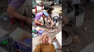 Brake pad repairing process shortvideo [upl. by Adnocahs699]