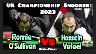 Ronnie OSullivan vs Hossein Vafaei  UK Championship Snooker 2023  SemiFinal Live HD [upl. by Carmela]