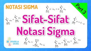 Notasi Sigma Matematika Kelas 11 • Part 3 Sifat Notasi Sigma [upl. by Elpmet931]