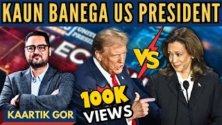 Trump Vs Kamala Debate Kaun Banega US President • Prediction • Kaartik Gor [upl. by Eenal222]