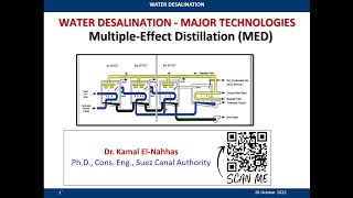 Multiple Effect Distillation MED  Desalination Process  تحلية المياه بالتقطير متعدد التأثير [upl. by Philipps]