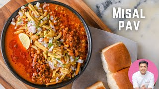 Full Misal Pav with Homemade Masala Recipes  Maharashtrian Street Food  CookingShooking [upl. by Walker216]