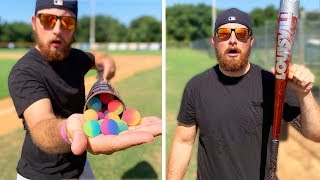 I Corked A Baseball Bat With Bouncy Balls [upl. by Iat]