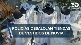 ¿Se cancela la boda Reportan desalojo de tiendas en calle de las novias del Centro CdMx [upl. by Wilson]