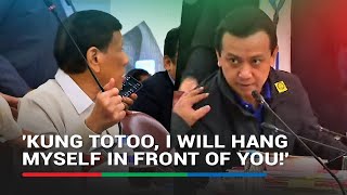 Chaos as enraged Duterte nearly throws mic at Trillanes over bank accounts  ABSCBN News [upl. by Onitsoga]