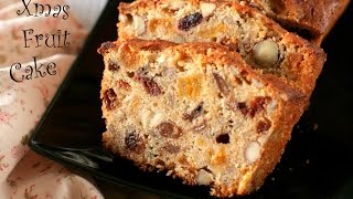 How to make Christmas Fruit Cake recipe  Cách làm bánh hoa quả Giáng sinh [upl. by Akeimahs]