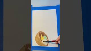 watercolorpainting Painting gourds and pumpkins in watercolor [upl. by Orwin]