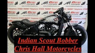 2022 Indian Scout Bobber Custom chrishallmotorcycles motorcycles indianscoutbobber [upl. by Adnolohs990]