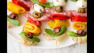 Antipasti Skewers  Giada De Laurentiis [upl. by Joshua519]