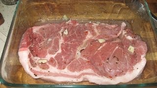 Marinate Pork Steak  Video  98 [upl. by Ynetsed994]