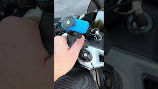 How To Install a Quad Lock cfmoto450ss [upl. by Akinahs]